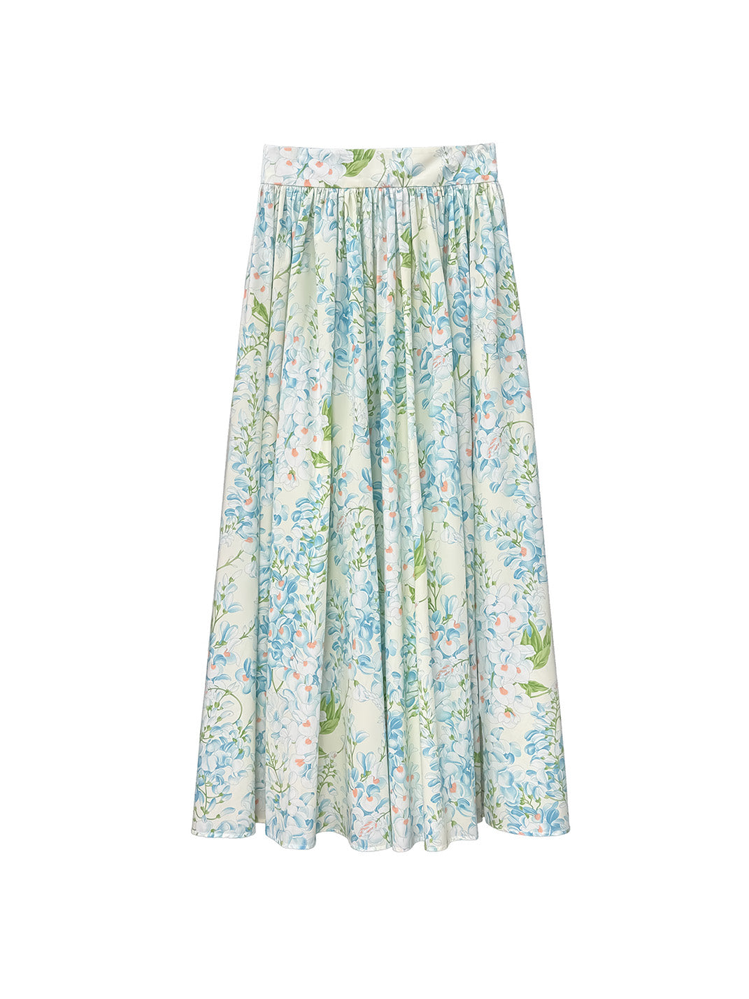 Jasmin Skirt in Blue Wisteria Cotton