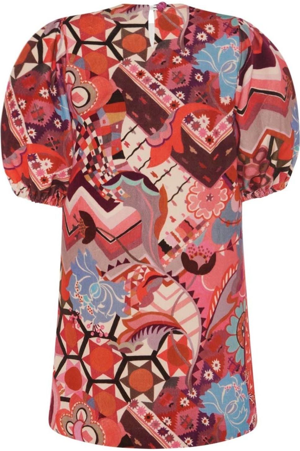 Women's Barb Dress in Printed Velvet - Casey Marks
