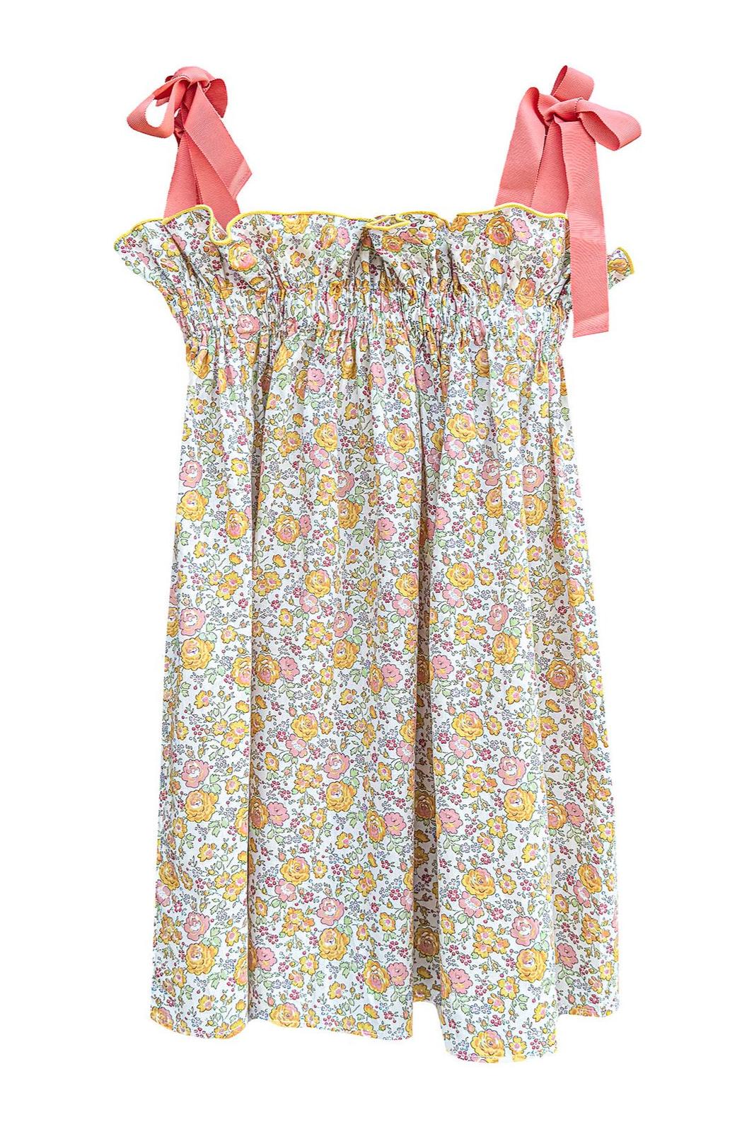 Girls Jaime Dress in Melon Blossom Floral