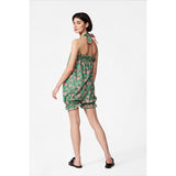 Women's Peter Playsuit in Pink & Green - Casey Marks