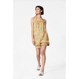 Women's Peter Playsuit in Yellow - Casey Marks
