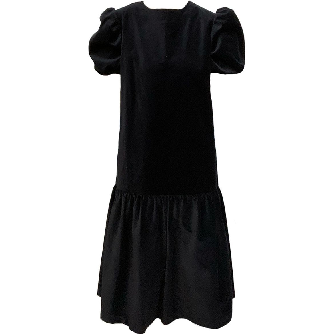 Black Velvet Eugenie Dress - Casey Marks