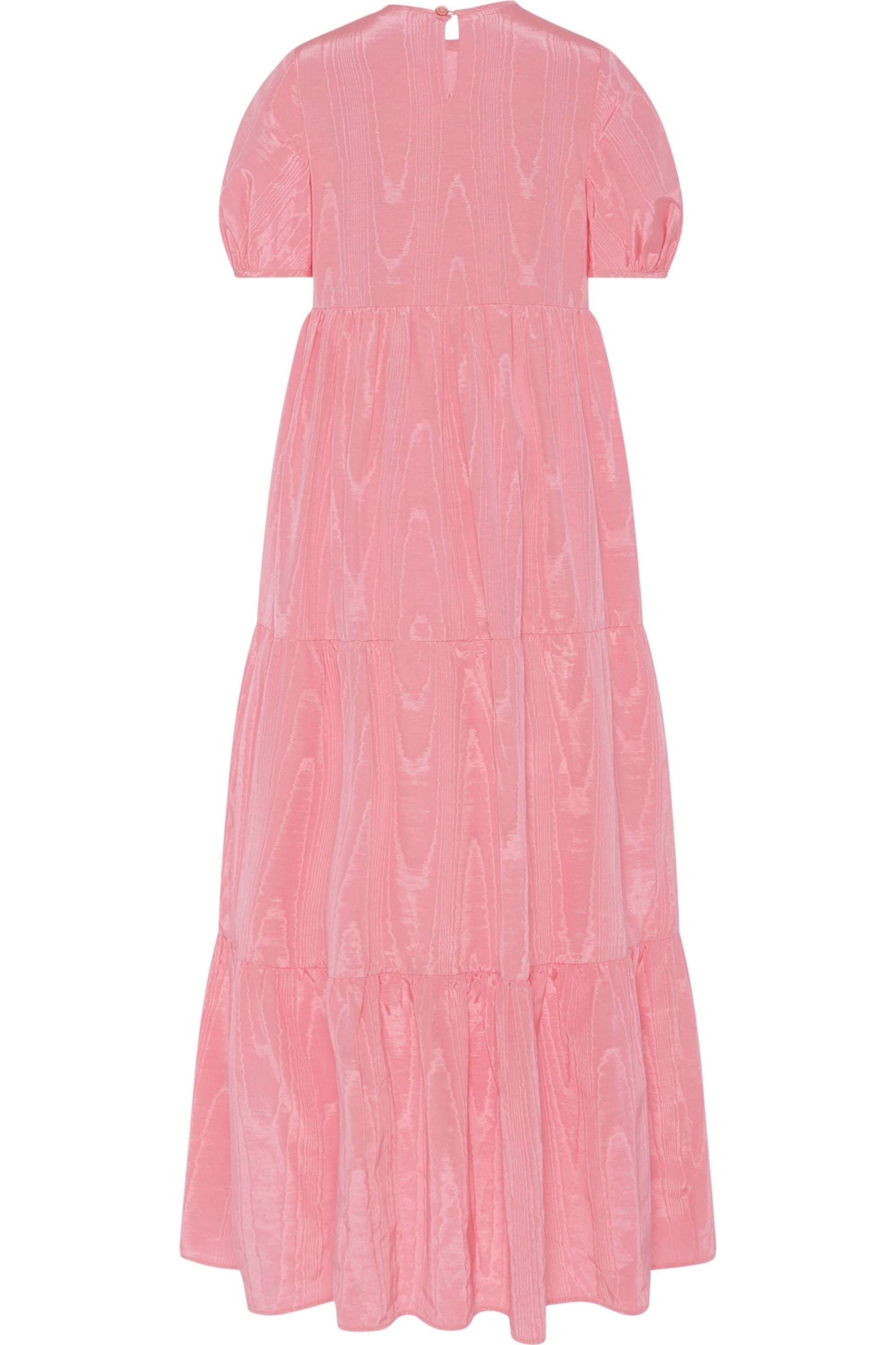 Women's Charlie Dress in Pink Moiré - Casey Marks