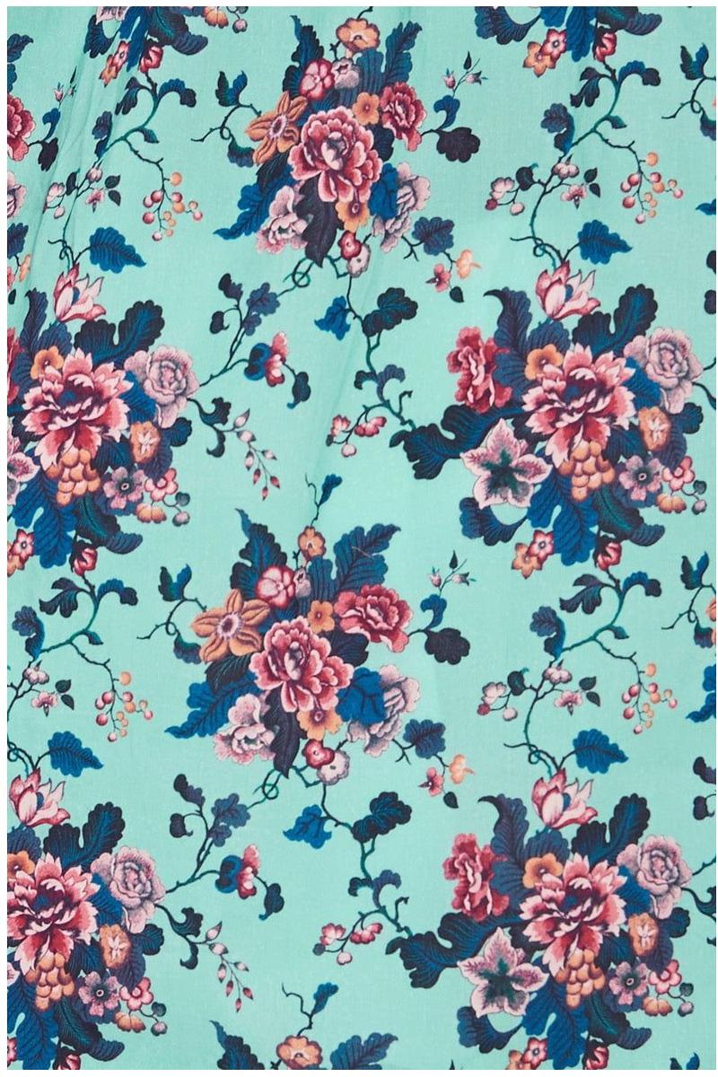 Women's Grace Dress in Turquoise Chinoiserie - Casey Marks