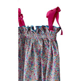 Girls' Jaime Dress in Raspberry Floral - Casey Marks