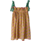 Girls' Jaime Dress in Pink & Yellow Floral - Casey Marks